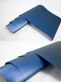 Пленка шлифованный алюминий синий, с каналами, 1,52 